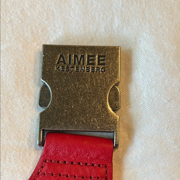 Red Leather Belt Bag - Picture 4 of 7